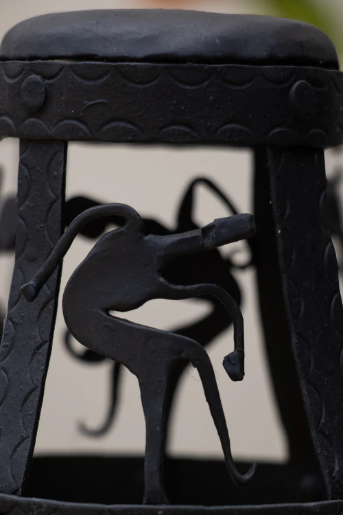 TICH Bastar Tribal Art - Candle Holder Cover - Image 3