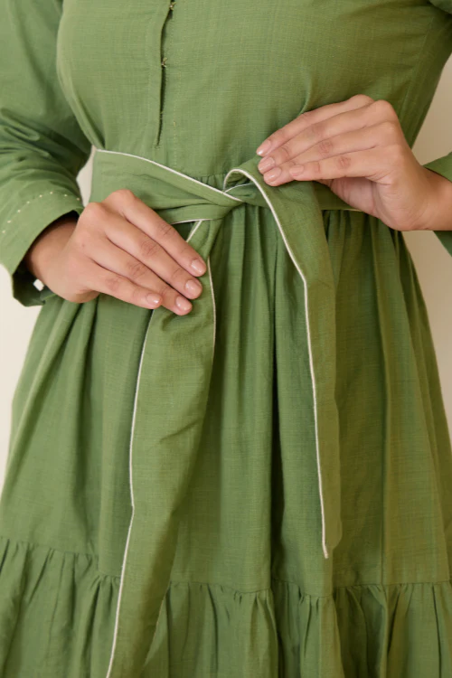 Bebaak Ada Tier Handwoven Dress - Image 3