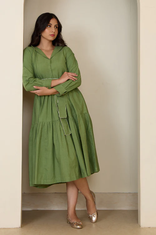 Bebaak Ada Tier Handwoven Dress - Image 5