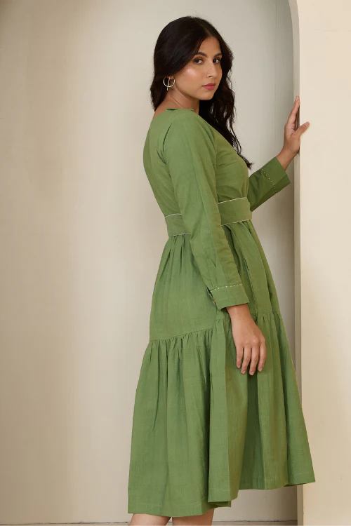 Bebaak Ada Tier Handwoven Dress - Image 6