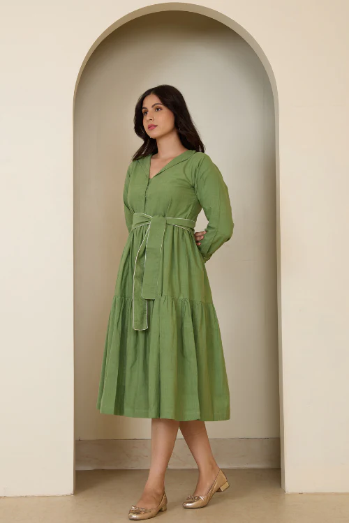 Bebaak Ada Tier Handwoven Dress - Image 7