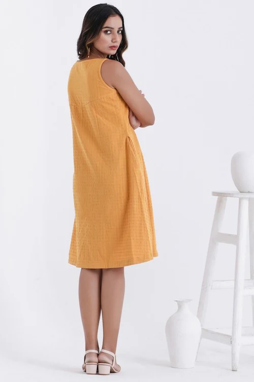 Bebaak Amara Lily Pure Cotton Hand Embroidered Dress - Image 6