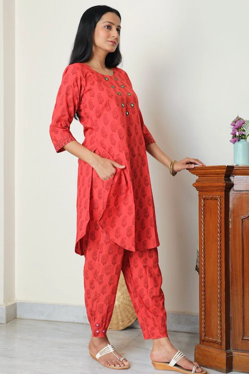 Bebaak Amruta Bagh Printed Tunic Set - Image 4