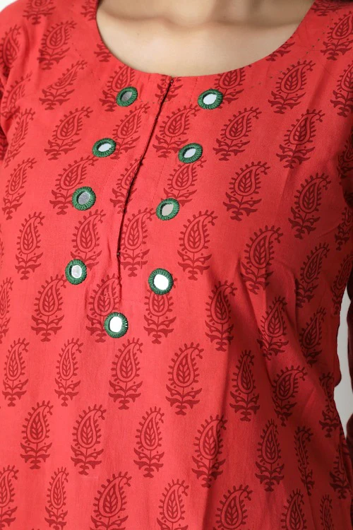Bebaak Amruta Bagh Printed Tunic Set - Image 5