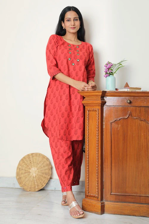 Bebaak Amruta Bagh Printed Tunic Set - Image 6