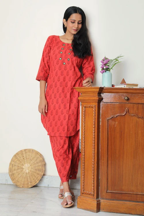 Bebaak Amruta Bagh Printed Tunic Set - Image 8