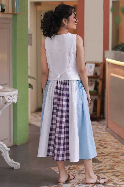 Bebaak Megha Boho Handwoven Skirt Set - Image 4
