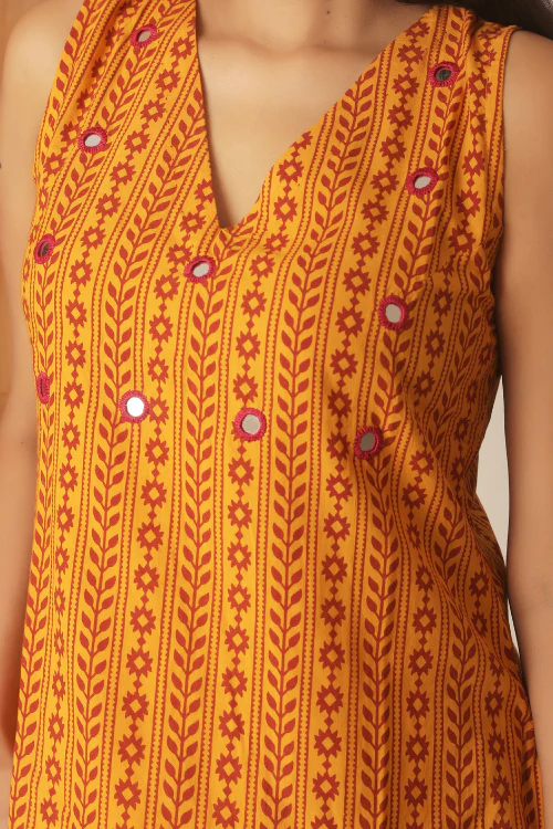 Bebaak Preet Bagh Printed Tunic Set - Image 3