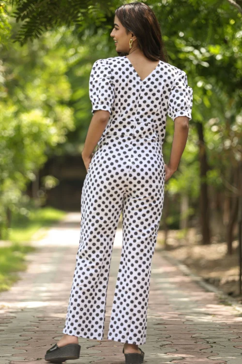 Sooti Syahi Blackberries Hand Block Printed Jumpsuit - Image 5