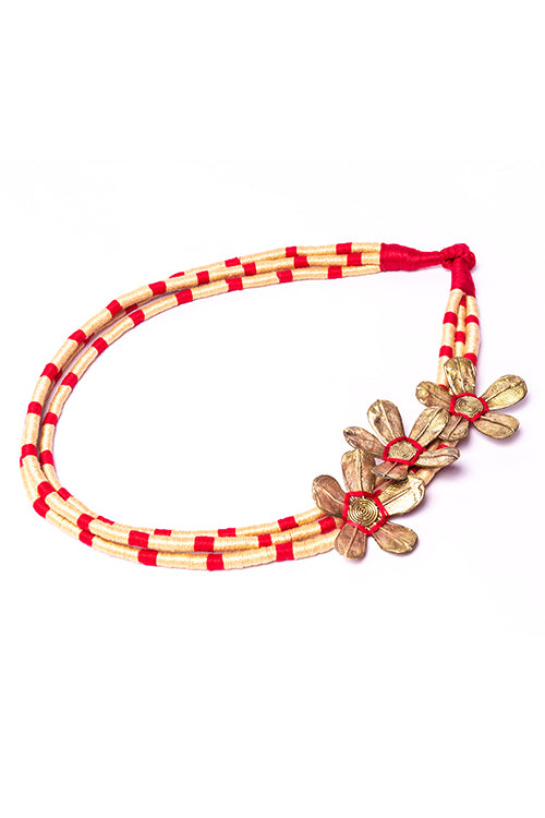 Miharu Brass Thread rincess Necklace D34b - Image 3