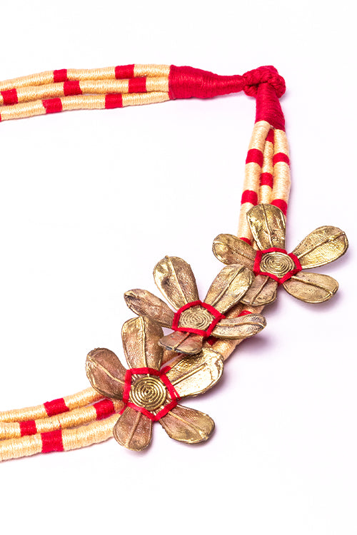 Miharu Brass Thread rincess Necklace D34b - Image 4