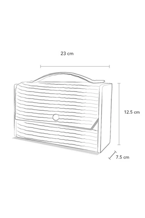Lukka Chuppi Cadet & Fern Box Clutch - Changeable Sleeve - Image 6