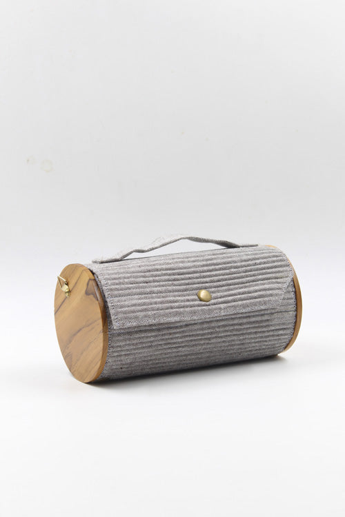 Lukka Chuppi Cadet & Fern Round Clutch - Changeable Sleeve - Image 4
