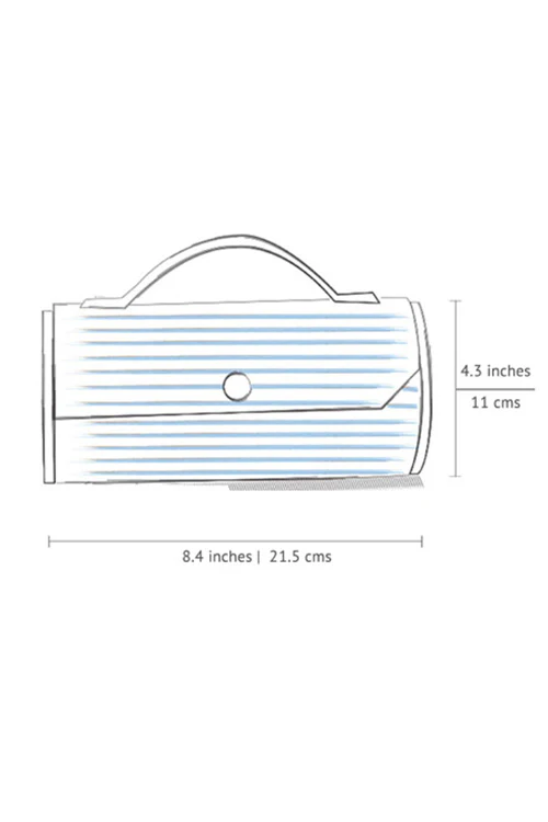 Lukka Chuppi Cadet & Fern Round Clutch - Changeable Sleeve - Image 9