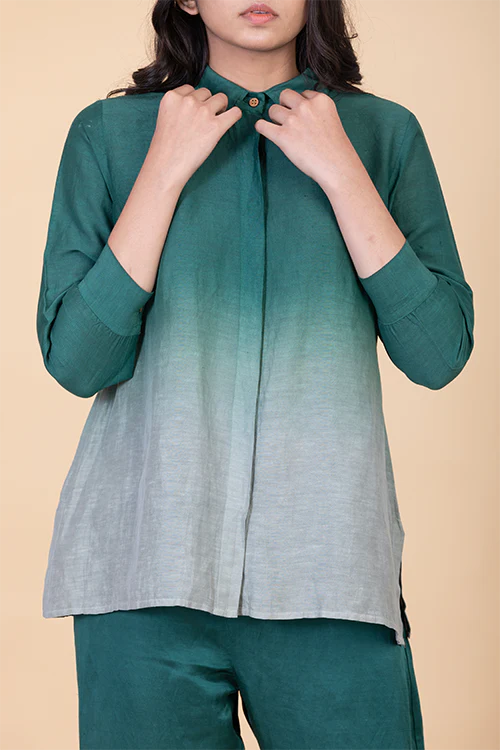 Chambray & Co.'S Aeva Vegan Silk Coord Set - Image 2