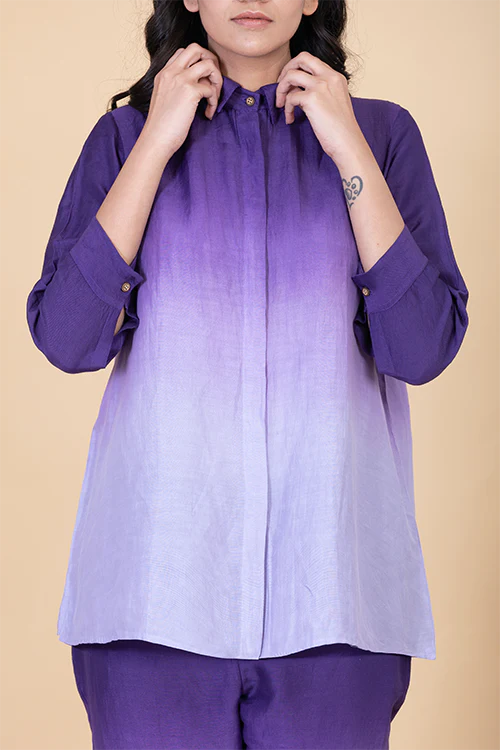 Chambray & Co.'S Amber Vegan Silk Coord Set - Image 2