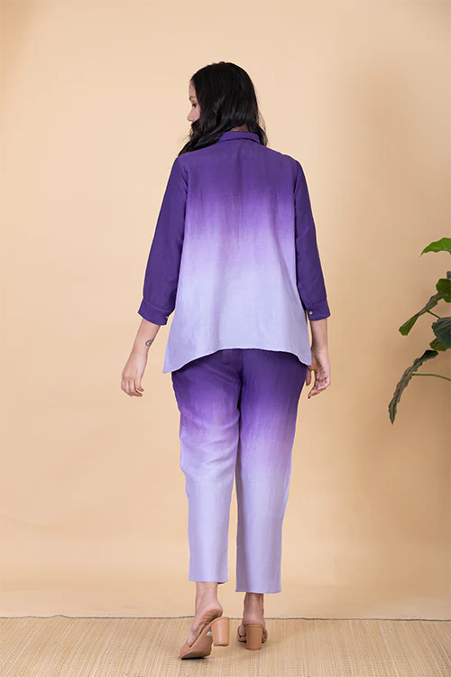 Chambray & Co.'S Amber Vegan Silk Coord Set - Image 3