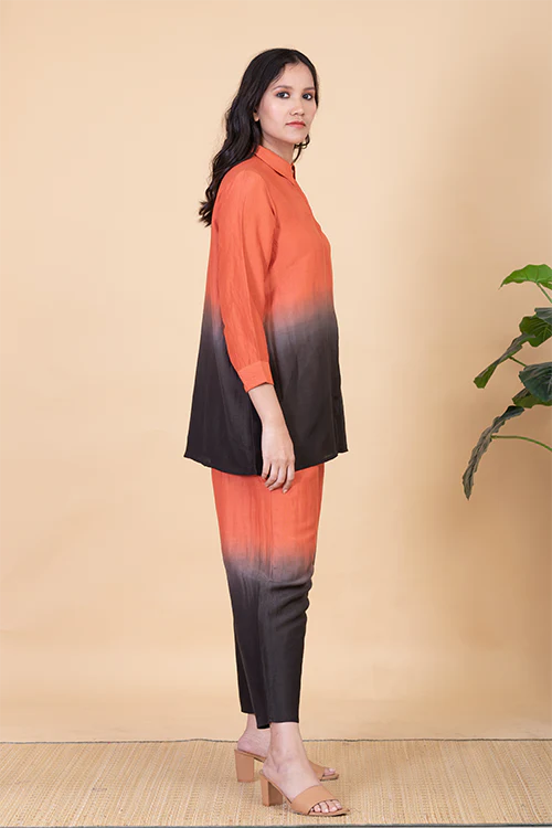 Chambray & Co.'S Bria Vegan Silk Coord Set - Image 4
