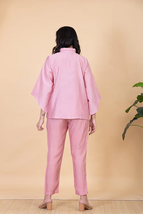Chambray & Co.'S Fiah Vegan Silk Coord Set - Image 5