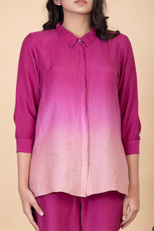 Chambray & Co.'S Keah Vegan Silk Coord Set - Image 2