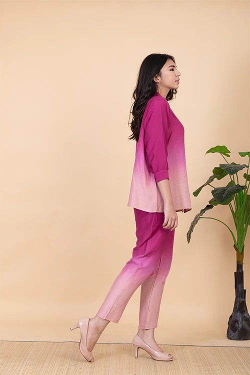 Chambray & Co.'S Keah Vegan Silk Coord Set - Image 3