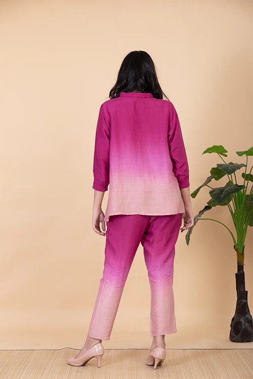 Chambray & Co.'S Keah Vegan Silk Coord Set - Image 4