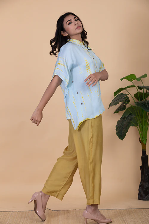 Chambray & Co.'S Kiki Vegan Silk Coord Set - Image 2