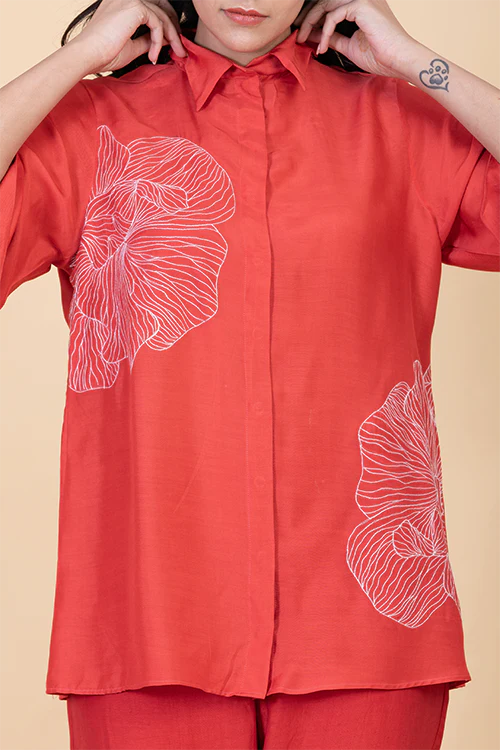 Chambray & Co.'S Klara Vegan Silk Coord Set - Image 4