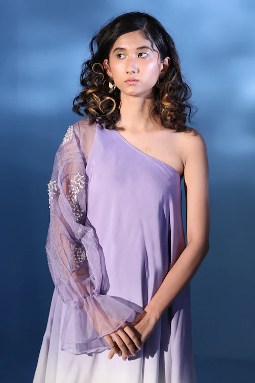 Chambray & Co.'S Lir Ombre Silk Dress - Image 3