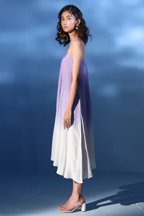 Chambray & Co.'S Lir Ombre Silk Dress - Image 8