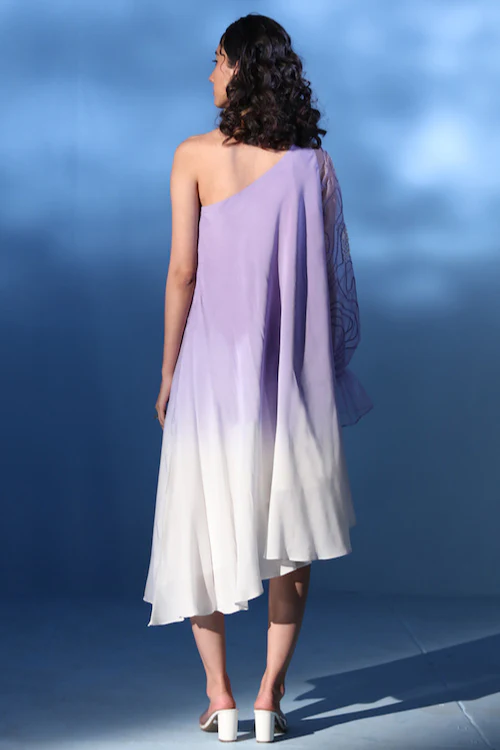 Chambray & Co.'S Lir Ombre Silk Dress - Image 9