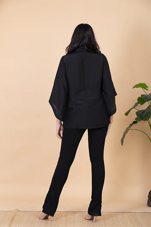 Chambray & Co.'S Maze Vegan Silk Coord Set - Image 5