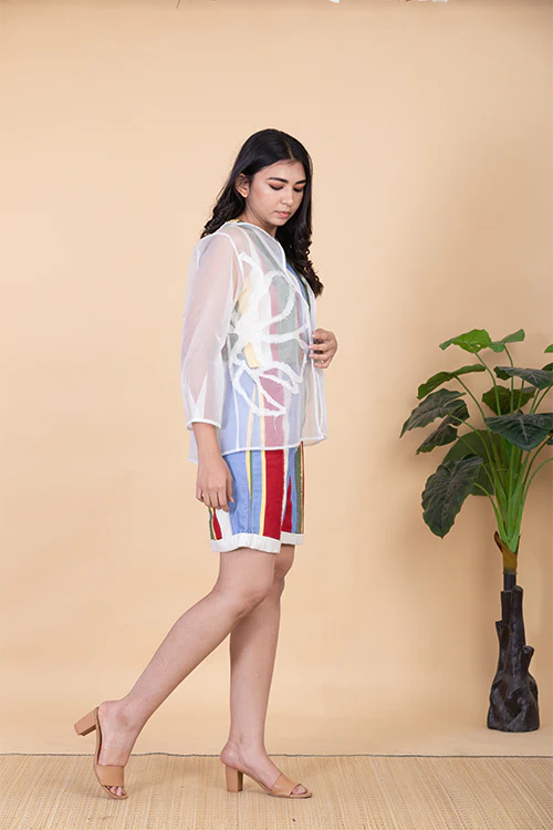 Chambray & Co.'S Thea Vegan Silk Coord Set - Image 2