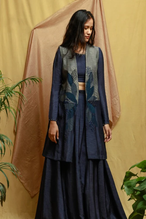 Chambray & Co.s Viyan Blouse Skirt and Jacket Coord Set - Image 3