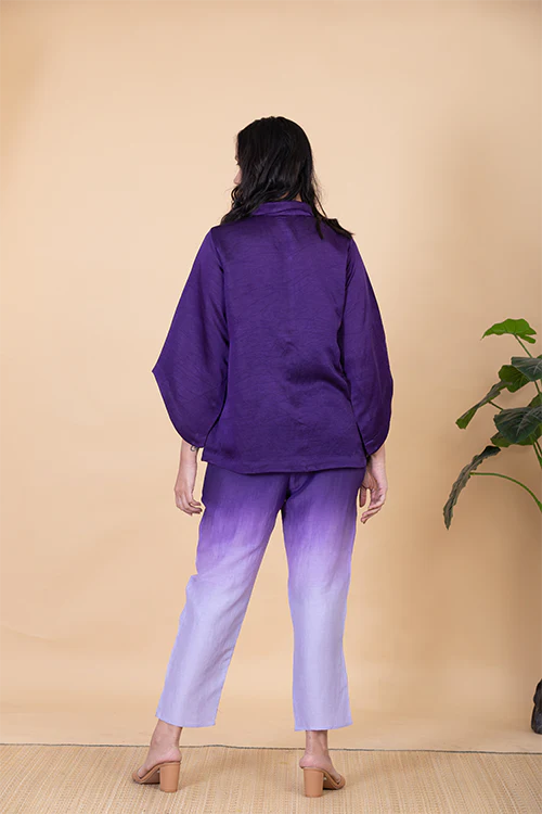 Chambray & Co.'S Yvette Vegan Silk Coord Set - Image 5