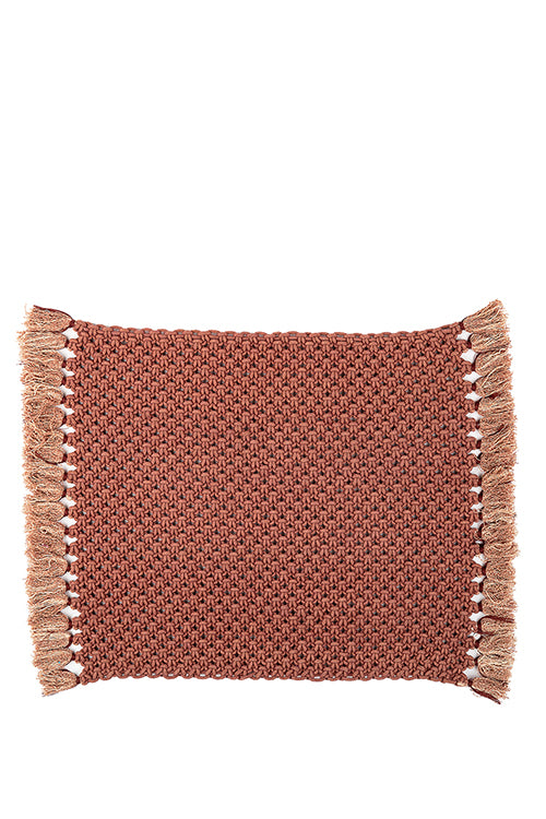 One 'O' Eight Knots Classic Hand-Knotted 100% Cotton Placemat (set of 2) - Image 4