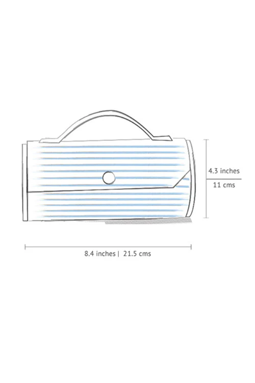 Lukka Chuppi Cocoa Round Clutch - Single Sleeve - Image 7