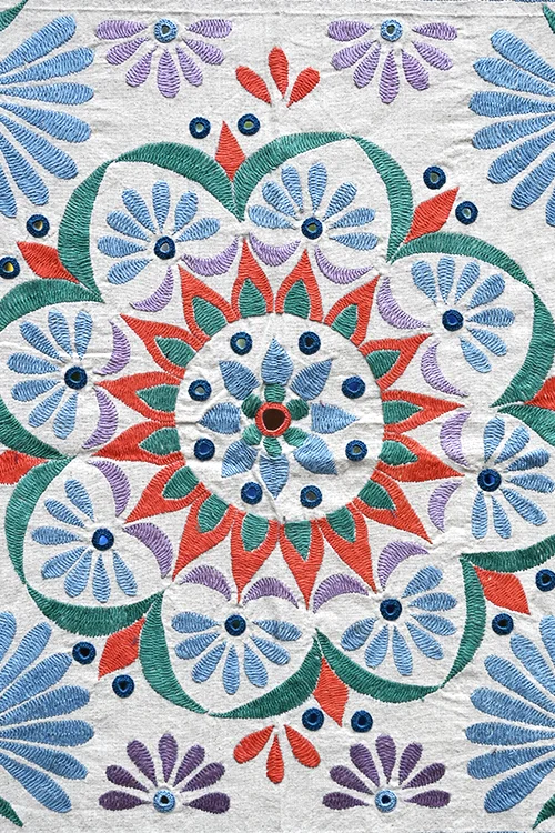 Okhai White Hand work Wall Hanging - Image 3