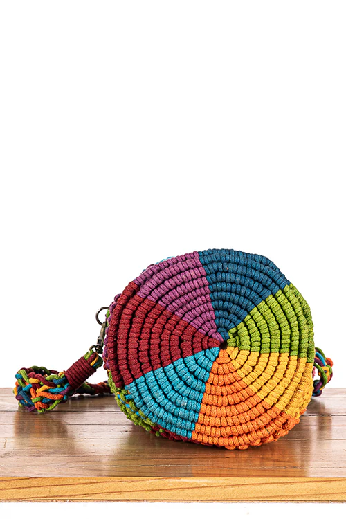 108Knots Cosmos Blended Hand-Knotted Bucket Bag - Image 3