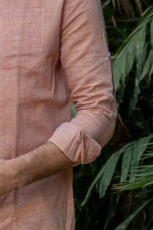 Craftroots Cotton Karnataka Weave Shirt - Image 3