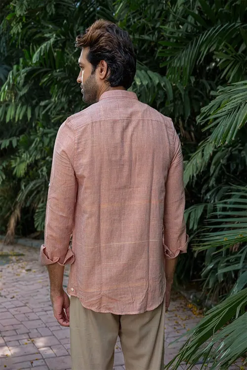 Craftroots Cotton Karnataka Weave Shirt - Image 4