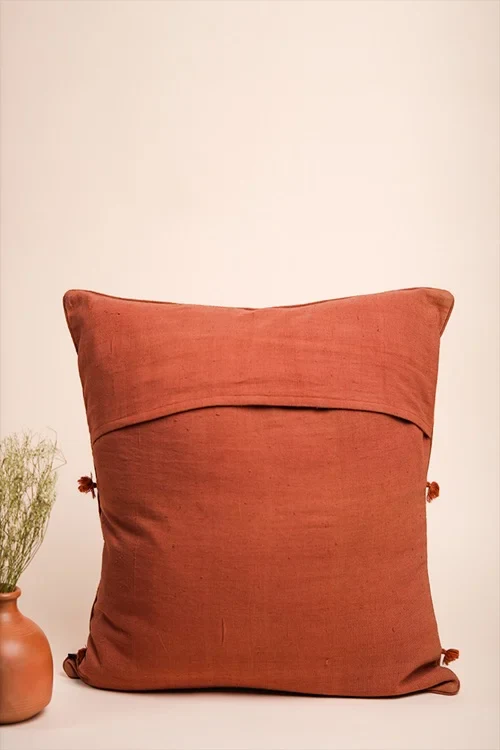 Craftroots Dashesh Kala Cotton Cushion Cover - Image 3