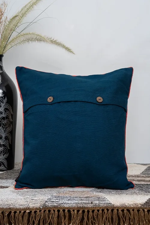 Craftroots Hand Block Printed Cotton Cushion Cover - Image 3