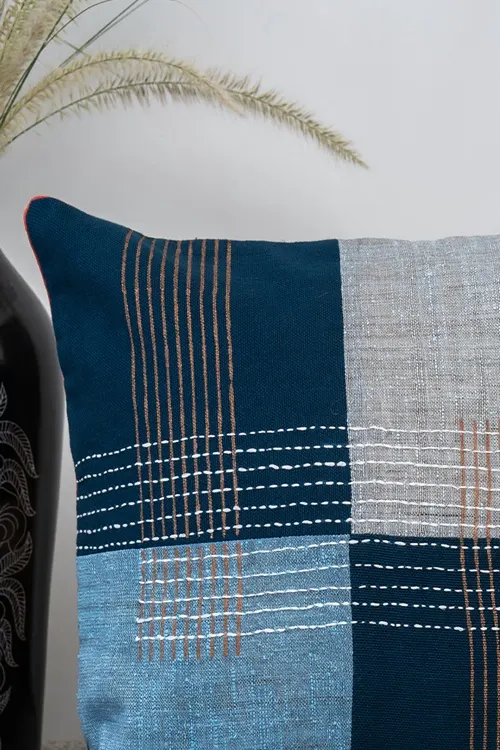 Craftroots Handblock Printed Cotton Cushion Cover - Image 2