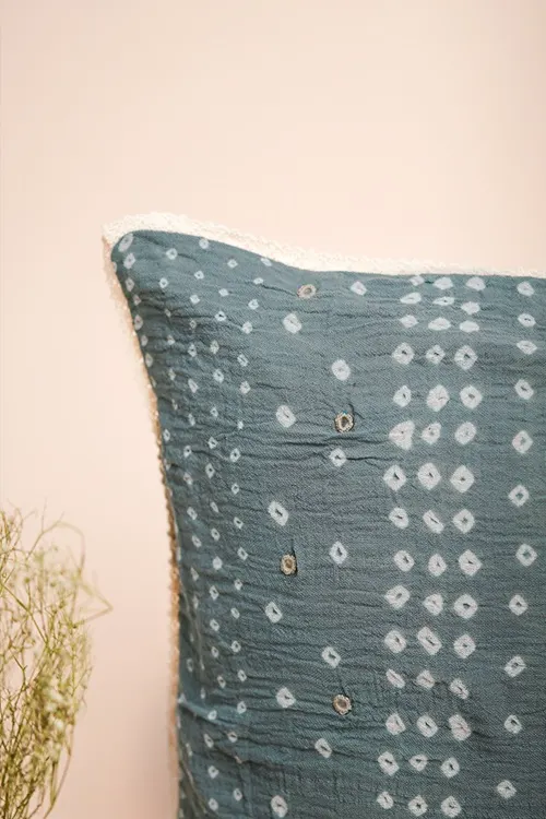 Craftroots Handwoven Kala Cotton Bandhani - Image 2
