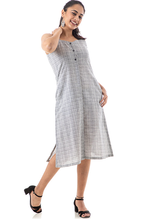 Creative Bee 'BULIBA' Handwoven Cotton Camisole Dress - Image 3