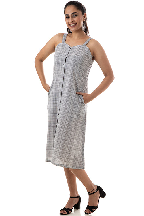 Creative Bee 'BULIBA' Handwoven Cotton Camisole Dress - Image 4