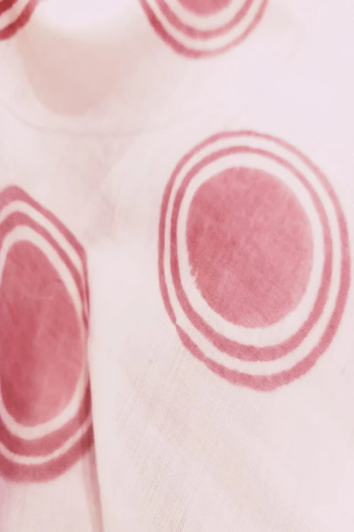 Creative Bee 'DEAN' Natural Dye Block Print Cotton Fabric - Image 3