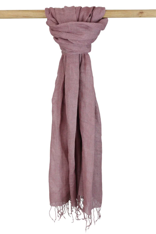 Creative Bee 'grandeur' Natural Dye Linen Stole