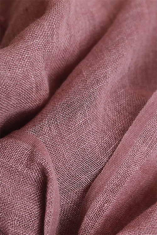 Creative Bee 'grandeur' Natural Dye Linen Stole - Image 3